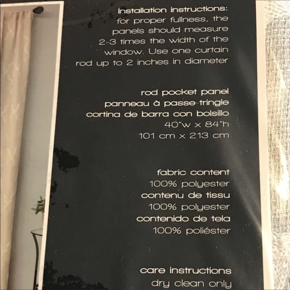 SALE | SOFTLINE CABANA2 Embroidered Trellis Sheer Rod Pocket Curtains - Picture 6 of 9